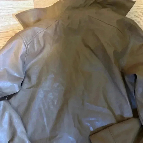 Universal Thread Brown Faux Leather Zip Up Jacket Size‎ Medium - Picture 10 of 10